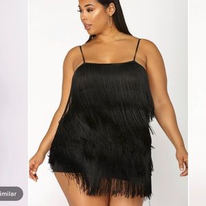 FASHIONNOVA fringe dress